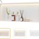 White LED Recessed Shower Niche30"X12" Bathroom Cabinet,with 3-CCT COB LED Strip Light 3000K/4000K/6000K Waterproof No Tile Need Stainless Steel Wall Niche for Shower wall, 30X12In