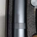 Manual Coffee Grinder - Precision CNC Stainless Steel Burr Grinder with Adjustable Settings, Grey Blue, Double Bearings for Smooth Grinding - Ideal for Home, Office, and Camping Espresso Enthusiasts