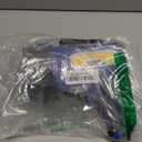 FORTO Rechargeable Spotlight Flashlight, 200000 Lumens Handheld Spotlight with Foldable Stand, 6 Modes IPX7 Waterproof LED Spot Lights for Boating Hunting Camping Hiking (Blue)