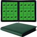12 Pocket 720 Pockets Trading Card Binder, Ringless Side Loading Card Holder Album, Trading Card Album Fit for YuGiOh, MTG, TCG, Game, Sports, Business Cards (Green)