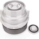 Oil Filter Housing Cap Assembly 15620-31060 For Toyota Camry Tundra RAV4 4Runner Tacoma Highlander Sienna Venza Avalon Fj Cruiser, Oil Filter Housing Cover 2010 2011 2012 2013 2014 2015 2016 2017 2018