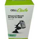 Cell Candy - Universal Cell Phone Mount for Car or Desk - Black