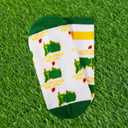 NUMJAW Tournament Masters Golf Towels for Golf Bag + Masters Golf Socks for Men Women,Golf Gifts for Golfers Golf Accessories