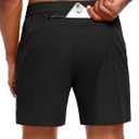MIER Mens Running Shorts with 5 Inch Inseam, Quick Dry Athletic Shorts for Gym Workout Exercise Training, 3 Zipper Pockets (Black, XL)