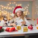 2 Rolls Metallic Elastic Cords Stretch Cord Ribbon Metallic Tinsel Rope for Craft Making Gift Wrapping, 1 mm 55 Yards (Gold)