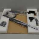 Led Desk Lamp for Office Home - Eye Caring Architect lamp with Clamp,Dual Screen Computer Monitor Work Smart Light: 24W 5 Color Flexible Adjustable Lighting Table Lamp for Study Drafting (Black)