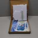 Youyole 5 Pcs Winter Snow Birthday Party Supply Include Blue Tinsel Foil Fringe Curtain Snowflake Cardboard Cutout Blue White Snowflake Banner Photo Backdrop for Winter Christmas Wonderland Decoration