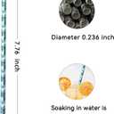 YAOSHENG [100 Pack] Green Leaf Paper Straws Disposable, 100% Biodegradable Multi-Pattern Party Straws For Birthday, Wedding and Holiday Decoration (green leaf)