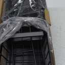 Cisily Kitchen Sink Caddy Organzier with High Brush Holder, Sponge Holder for Sink, 304 Rustproof Stainless, Kitchen Countertop Soap Dispenser Organizer, Kitchen Decor and Accessories (9.25, Black)