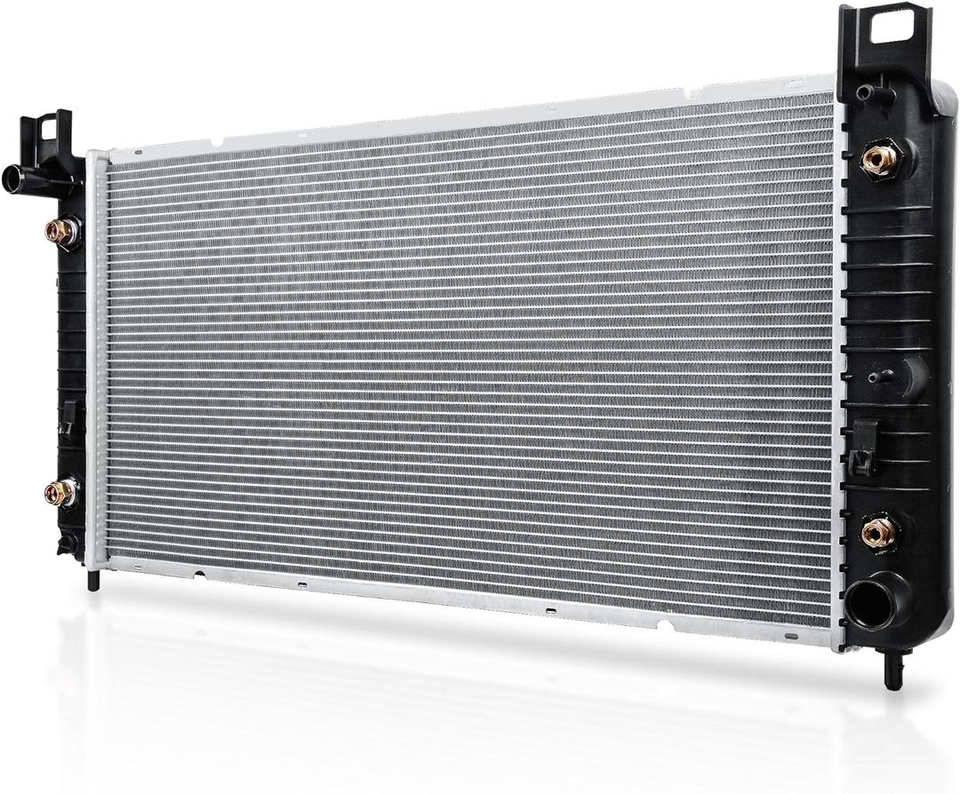 DWVO 34'' Core Radiator Compatible Compatible with Chevy Silverado Suburban GMC Yukon Sierra Tahoe Escalade Hummer H2 4.3L 4.8L 5.3L 6.0L 6.2L V8 DWRD1001