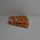 Burnt Orange Linen Rectangle Table Cloth with Tassel Farmhouse Burlap Tablecloths for Kitchen Dining Heavyweight Oblong Table Covering Cloth Autumn Fall Halloween Holiday Boho Decor, 55x102 Inch