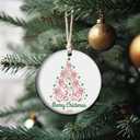 Chicken Ceramic Ornament  Funny Hens & Roosters Farmhouse Christmas Decoration, Unique for Chicken Lovers (C15)