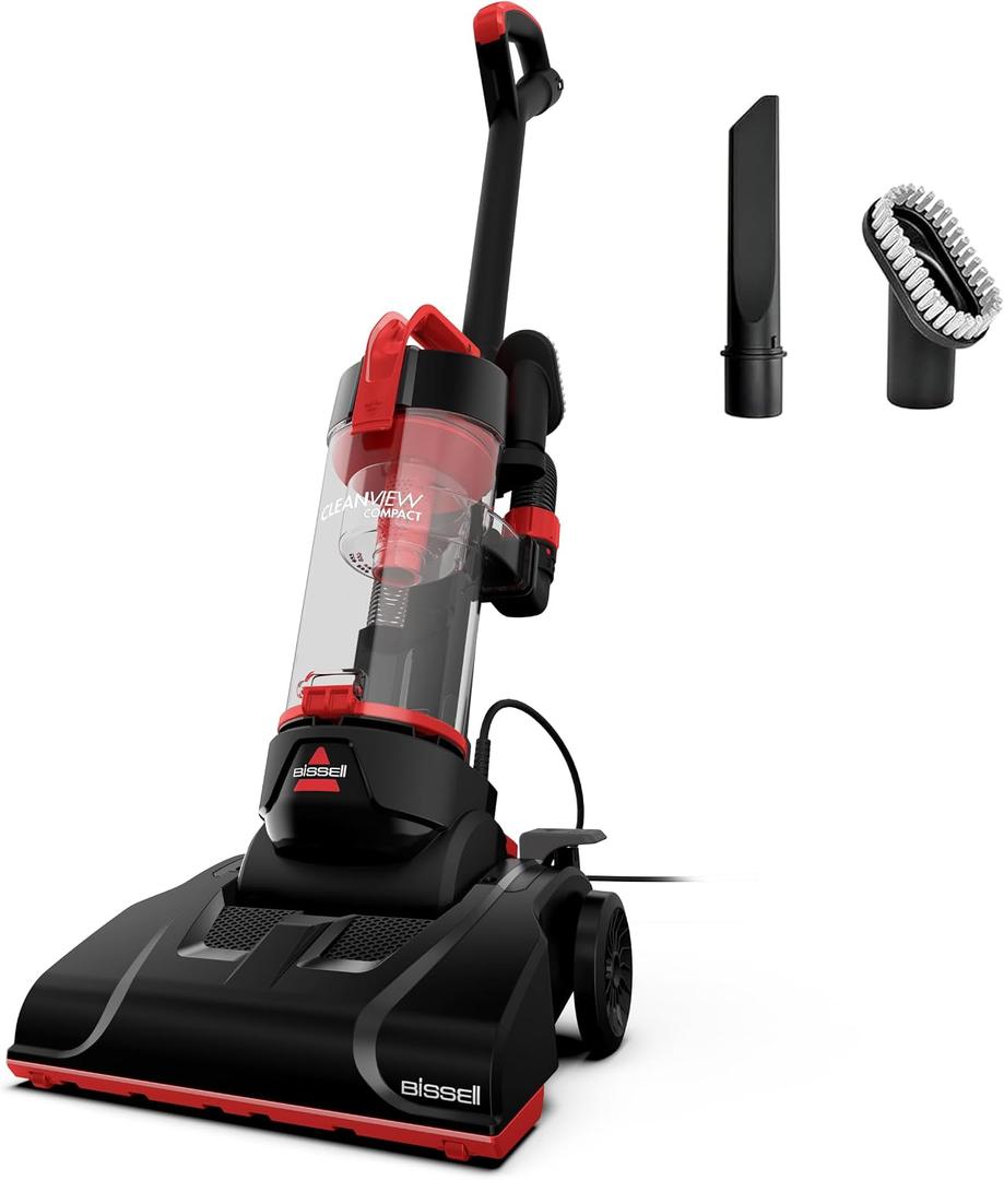 Bissell CleanView Compact, Powerful Suction & Extension Wand, 3508
Lightweight for apartments & dorms; scatter-free technology; removable extension wand; compact design