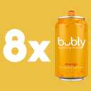 bubly Sparkling Water, Mango, Zero Sugar & Zero Calories, 12 Fl Oz Cans (Pack of 8) (EXP 08/10/26)
