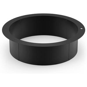 Stanbroil 30" Fire Pit Ring Insert for Wood Burning Fire Pit | 36" Outer Diameter, Heavy Duty Steel Liner, 2mm Thickness, Fits Above-Ground & In-Ground Fire Pits