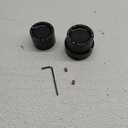 Black CNC Aluminum RC Rear Axle Nut Cover Bolt Kit for Harley Sportster XL883 XL1200 - Set