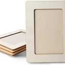Bright Creations Wooden Picture Frame for 4 x 6 Inch Photos - Unfinished Wood Frames (4 Pack)