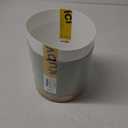 Kubvici 8'' Plastic Flower Planter Pots Set of 2 Indoor Outdoor Planters with Drainage Saucer for Garden Home (Green & White, 8 inch)