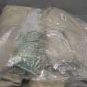 INLINAS Beige Blackout Curtains with Sheer Overlay - Grommet Top Thermal and Noise Reduction Panels for Bedroom and Living Room Light Blocking and Energy Saving, 52 x 96 Inches, Set of 2