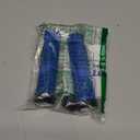 Bike Handlebar Grips, Single Lock on Bicycle Handle Bar, for BMX, Mountain, MTB, Beach Cruiser, Scooter, Folding Bike, Soft Non-Slip-Rubber Hand Grip Comfortable Ergonomic (Blue)