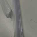 Frameless Shower Door Bottom Seal Shower Sweep with Drip Rail for 3/8" Glass,36" Long, Vinyl, Clear