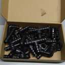 Maitys 32 Pcs Drip Irrigation Fittings Kit for Tubing 8 Tees 8 Elbows 8 Couplings and 8 End Cap Plugs, Irrigation Barbed Connectors for Drip Sprinkler Systems Flower Pot Garden Lawn(3/4 Inch)