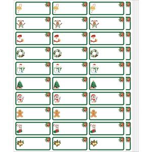 750Pcs Christmas Address Labels 1 x 2.625 Inch,Printable Gift Tags Address Stickers for Envelopes Christmas Mailing LabelsGift Labels for Holiday Wrapping
