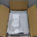 LEKETREE Small Under Desk Storage, White Printer Stand with Storage Shelf, 3-Tier Height Adjustable Printer Table with Basket & 3 Hooks for Home Office Fax Machine Scanner Files