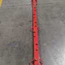 4ft Woven Wire Fence Stretcher Bar with 5 Wedges, Heavy-Duty Carbon Steel Fence Stretcher Tool Wire Puller, Red Anti-Corrosion Coating, 4.4ft Length, Ideal for Farms, Ranches & Outdoor Fencing