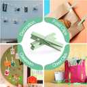 100Pcs Clothes Pins Wooden, 2.9 Inch Light Green Clothespins, Colorful Clothespins for Hanging Clothes Crafts Picture Pastel Laundry Clips Cheer