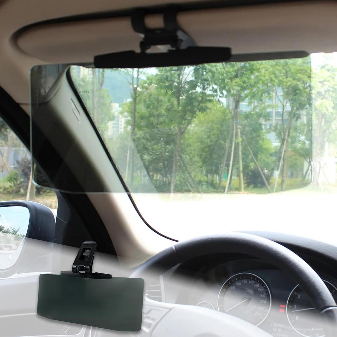 Sun Visor Extender for Cars, Polarized Car Visor Extender Sun Blocker, Universal Anti-Glare Polarized UV400 Protection, Easy to Install, Safe Driving Extension for Glare/UV Ray/Stray Light (1PCS)