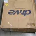 Drive Medical Blue Streak Lightweight Wheelchair with Swing-Away Footrests and Flip-Back Arms, Portable Folding Wheelchair for Adults and Seniors, 18 Inch Seat