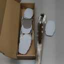 Updated Metal Plant Labels for Garden, 25 Pack Stainless Steel DIY Plant Markers Waterproof for Flowers, Vegetables, Seedlings (Silver)