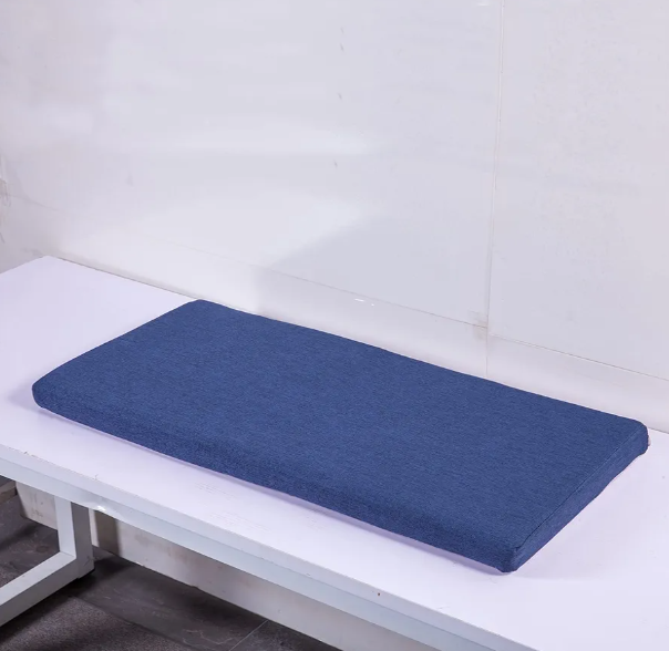 11 pcs Memory Foam Chair Pads Non-Slip Rubber Back Indoor Swing /Settee Cushion 24'X10'X1' Blue