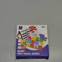 hahaland Baby Books 0-6 Months - 2PCS Infant Toys 0-6m Tummy Time Babies Toy Newborn Toys High Contrast Visual Development Sensory Book Baby Girl Boy Shower Birthday Easter Basket Stuffers