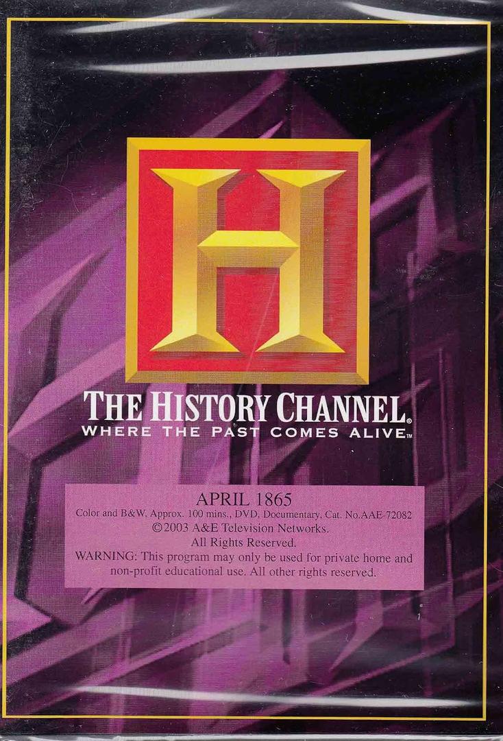 April 1865, DVD