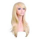 ANESHE Wigs 28" Long Wavy Hair Heat Resistant Cosplay Wig for Women (Light Blonde)