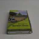 Magnetic Screen Door for 48 x 80 Inch French Door, Screen Itself Size: 50" x 81", Glass Sliding Door Heavy Duty Screen Door Mesh Curtain Keeps Bugs Out for Patio, Sliding Or Large Door (Polyester-Black)