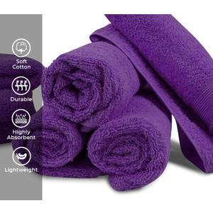 Softolle Luxury 8 Piece Towel Set, 2 Bath Towels 2 Hand Towels 4 Washcloths, Towels for Bathroom, Home, Spa & Gym - Highly Absorbent