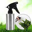Fdit Stainless Steel Hand Pressing Watering Can with Spray Nozzle (550ml)
