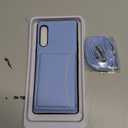 Asuwish Phone Case for LG Velvet 5G/LGVelvet Verizon G5 UW TMobile 2020 Wallet Cover with Screen Protector and Card Holder Pu Leather Slot Mobile Cell Accessories LM G900UM 4G Tmobile Women Men Blue