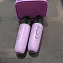 Mgaolo Upgraded Mini Karaoke Machine Toy for Kids, Portable Bluetooth Speaker with 2 Wireless Mics, Emoji & Colorful LED Lights, Home Travel & Party Play Gifts for Boys Girls (Purple)