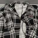 Clueless Dionne Black and White Plaid Jacket (Small, Multi)