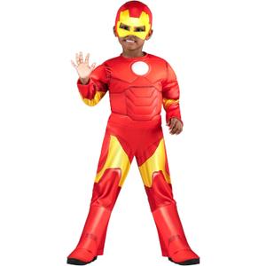MARVEL Iron Man Deluxe Costume Halloween Dress Up (3T/4T)