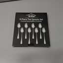 8-Piece 6.7 Inches Stainless Steel Tea Spoon, Durable Dishwasher Safe Teaspoons, Silverware Dessert Spoons, Small Spoons For Restaurant, Hotel