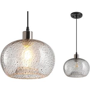 Modern style battery operated pendant light with remote control,Mini kitchen island hanging ceiling light fixtures,Pendant lights fixtures over table,For kitchen island,dining room,living room,bedroom (White)