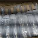 Sanwuta 48 Pcs Clear Umbrellas Bulk Wedding Transparent Folding Umbrella