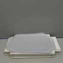 RomanticBaking30PCS 9"x 6"x 1" White Cookie Boxes with Full Clear Window,Cakesicle Boxes Bakery Macaron Boxes Treat Boxes for Christmas Easter Mother's Day Valentine's Day