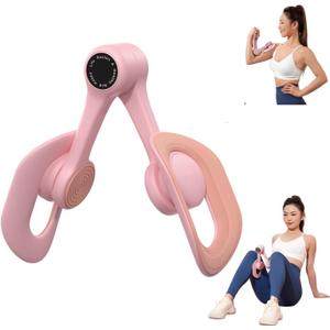 Thigh Master Trainer with 16 LBS Resistance, 360° Adjustable Rotation Kegel Exerciser for Women, Compact Fit Abductor Trimmer Inner Thigh, Wonder Fat Reducer Hip Stretcher for Strength & Body Shaping