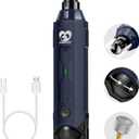 Casfuy 6-Speed Dog Nail Grinder - Newest Enhanced Pet Nail Grinder Super Quiet Rechargeable Electric Dog Nail Trimmer Painless Paws Grooming & Smoothing Tool for Large Medium Small Dogs (Blue)